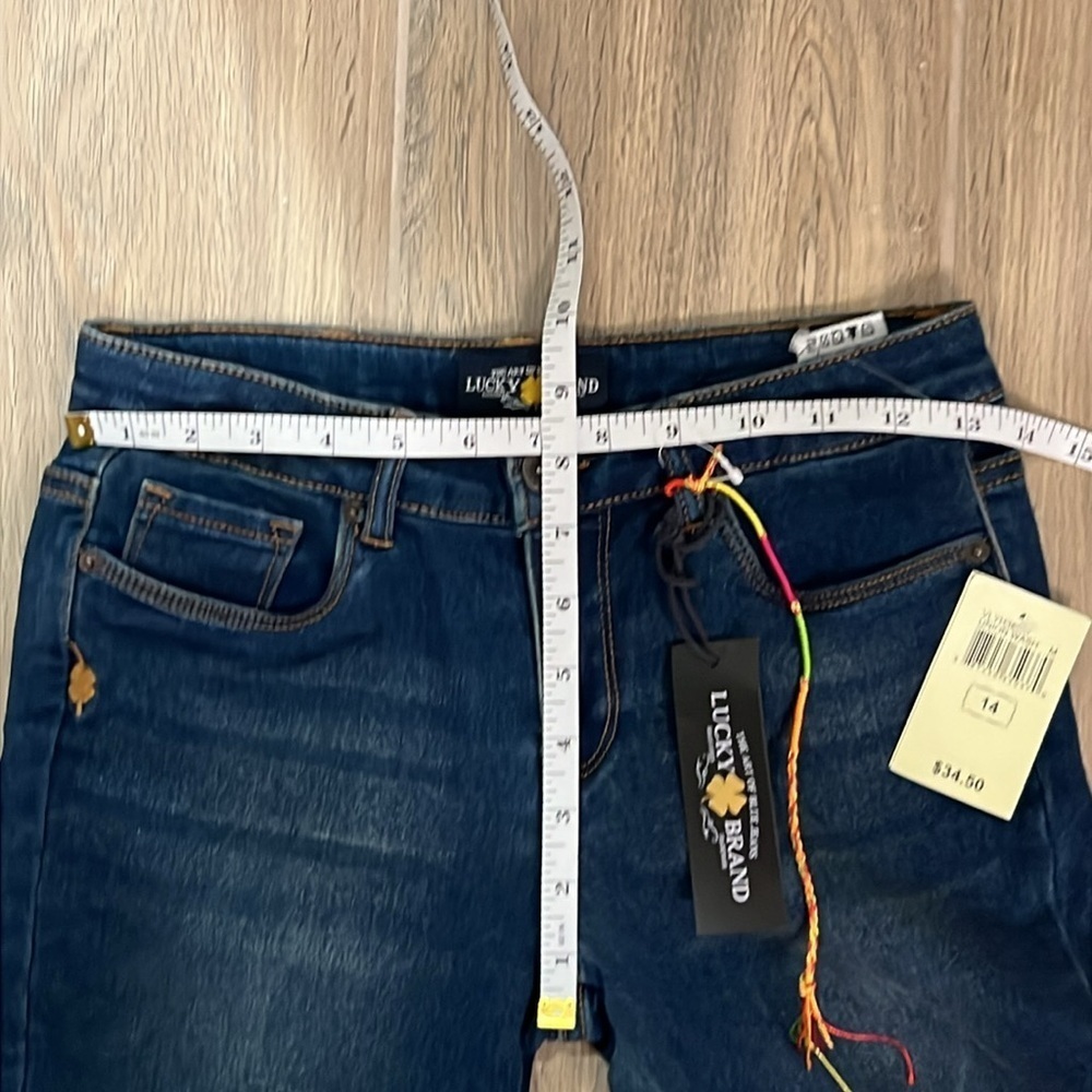 Lucky Brand Girls Jeans Zoe Jeggings Skinny Adjustable Waist Stretchy Comfy Blue - Picture 10 of 14